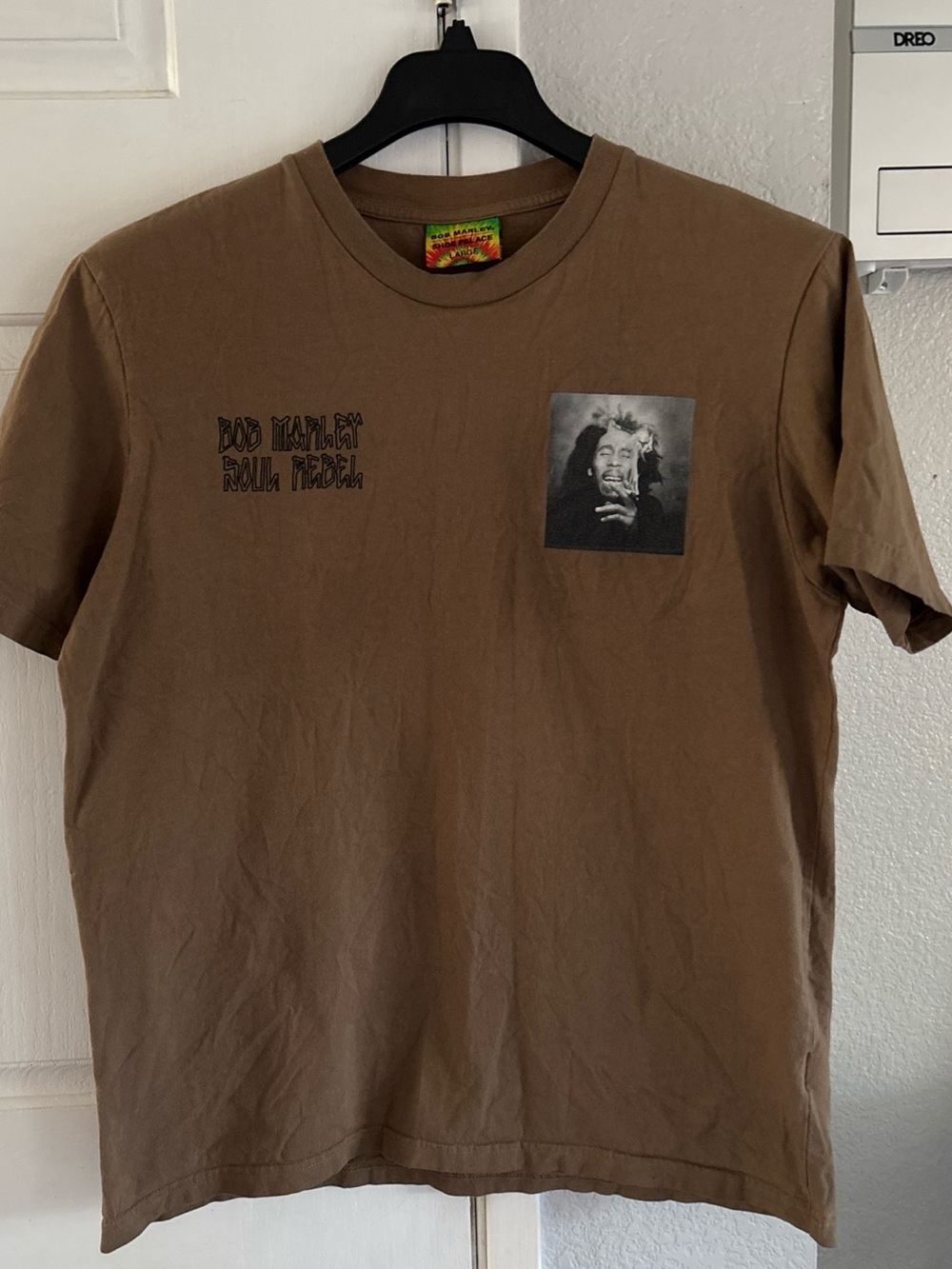 Mens Bob Marley Soul Rebel T Shirt size Large